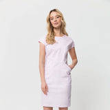 CAMILA white print cosmetic dress