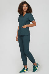 Damen Jogger-Hose - FOREST GREEN