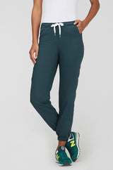 Damen Jogger-Hose - FOREST GREEN