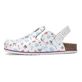 Medizinische Leder-Clogs DIAGNOSTYKA