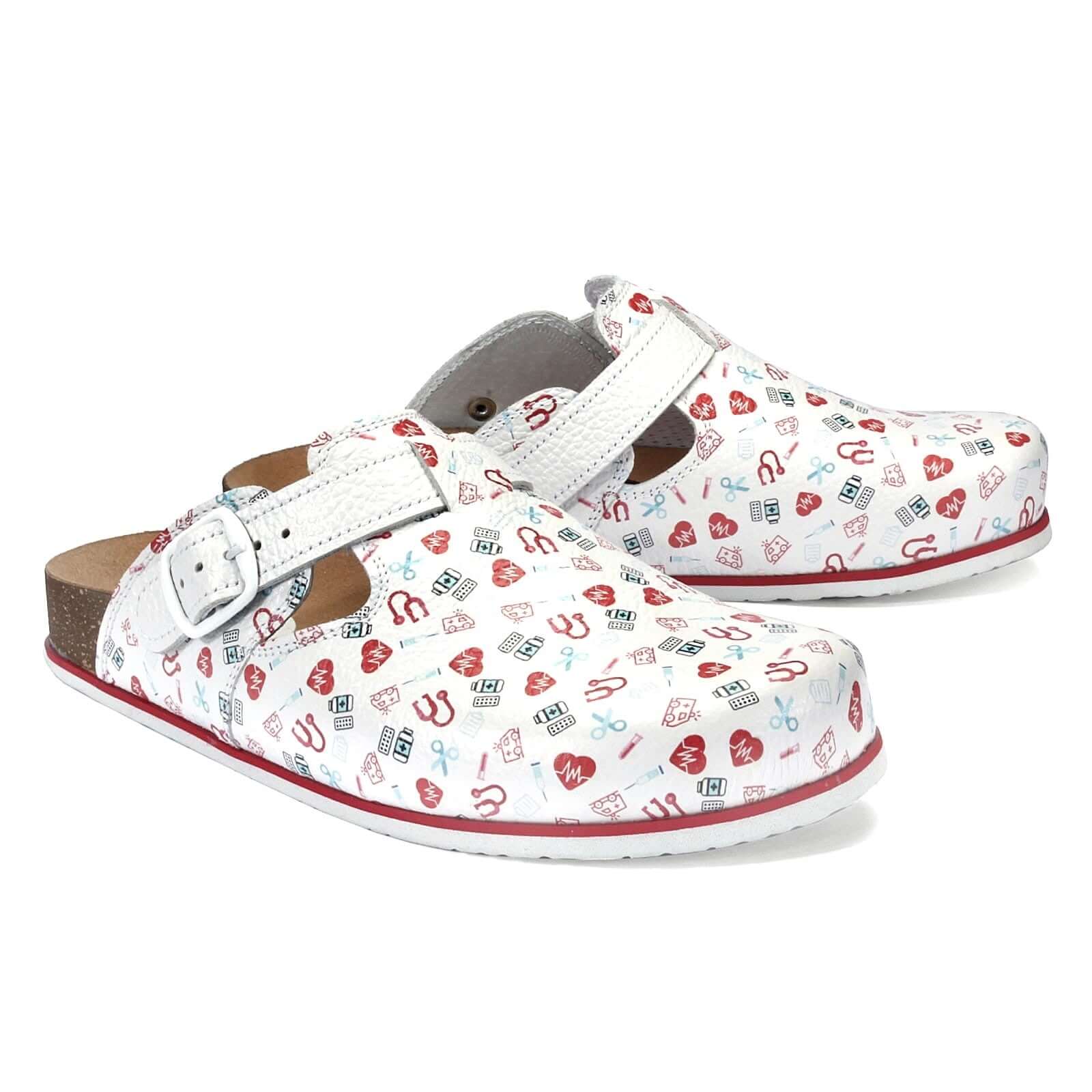 Medizinische Leder-Clogs ZABIEGOWY