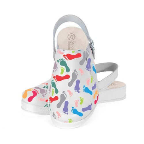 Medizinische Leder-Clogs PODOLOG