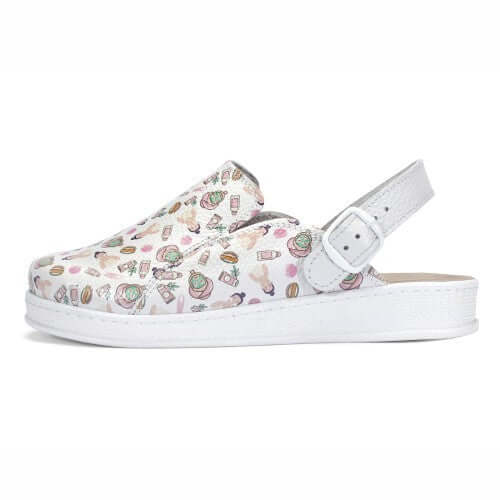 Medizinische Leder-Clogs KOSMETOLOG