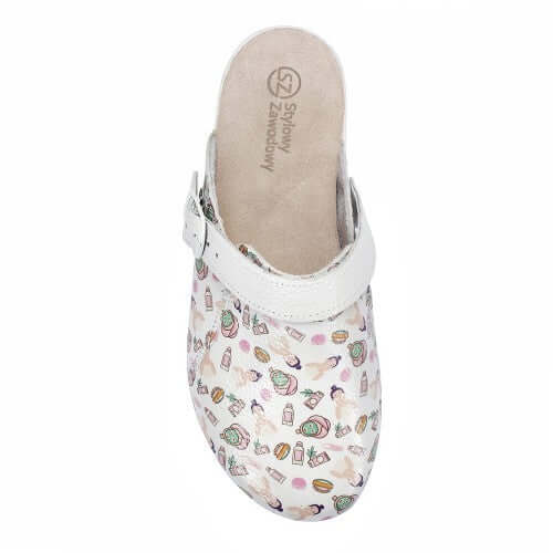 Medizinische Leder-Clogs KOSMETOLOG