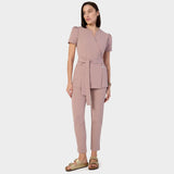Damen Wickelkasack AMELIA - DUSTY PINK