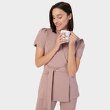 Damen Wickelkasack AMELIA - DUSTY PINK
