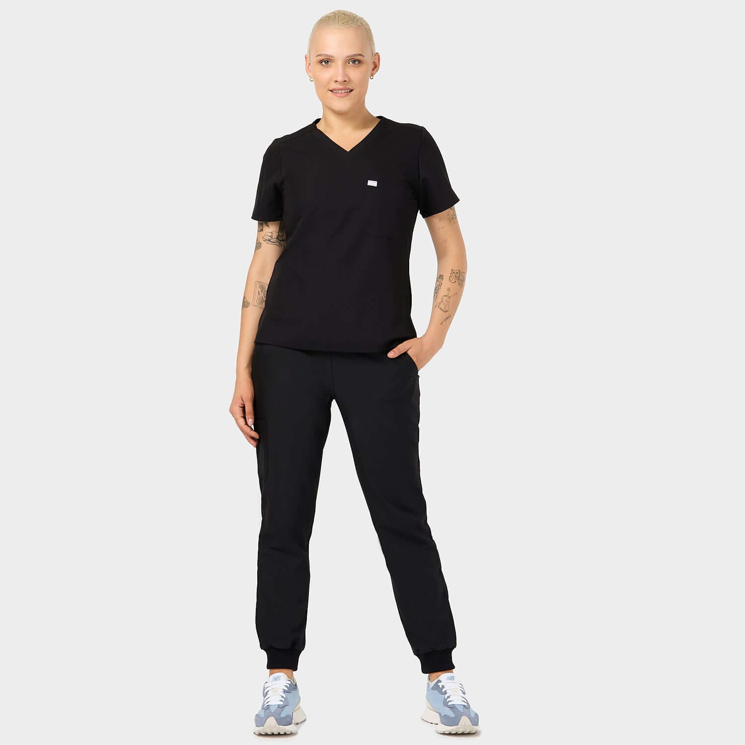 Damen Kasack ARIA - BLACK