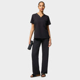 Weite Damen Schlupfhose - BLACK