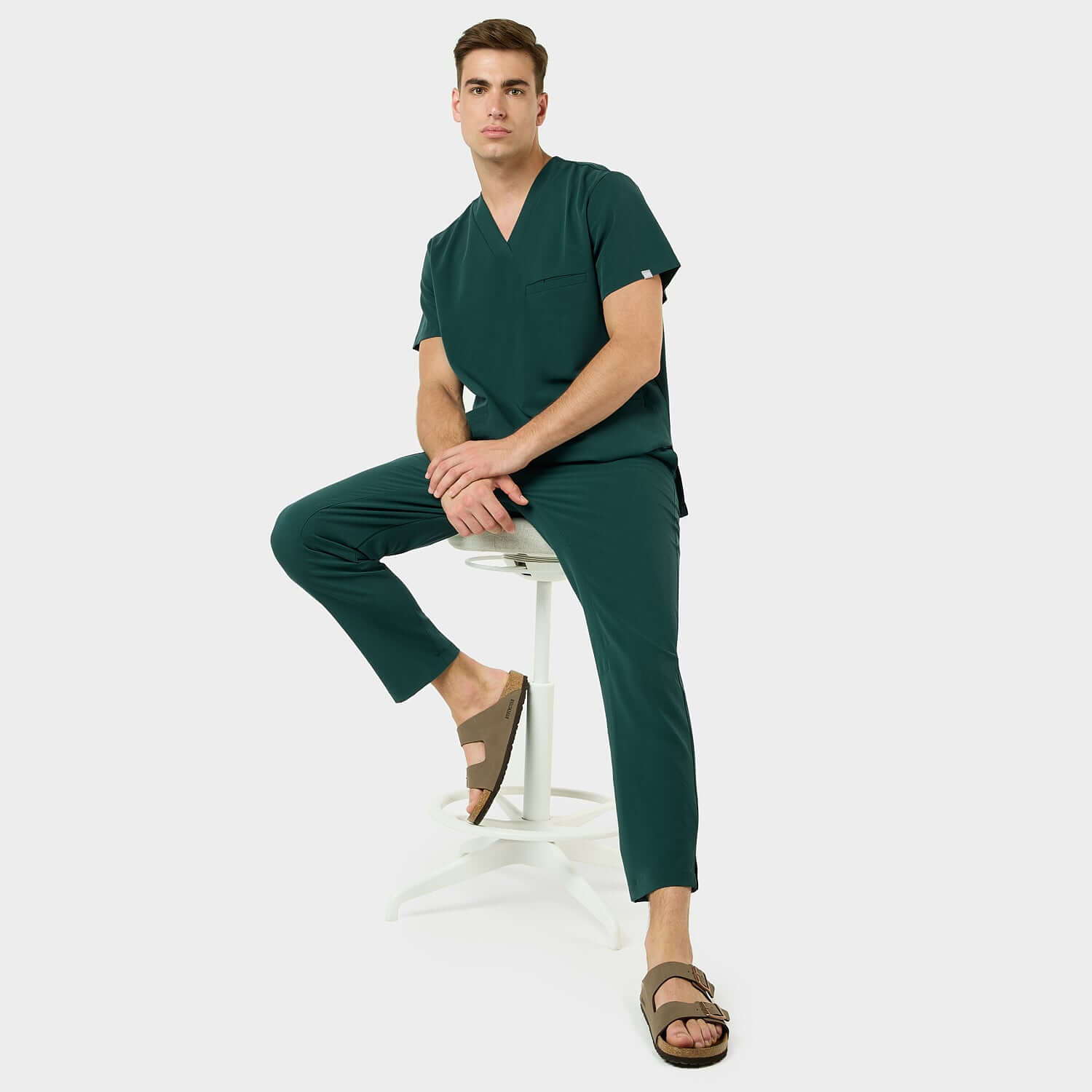 Men's medical trousers MOSS GREEN