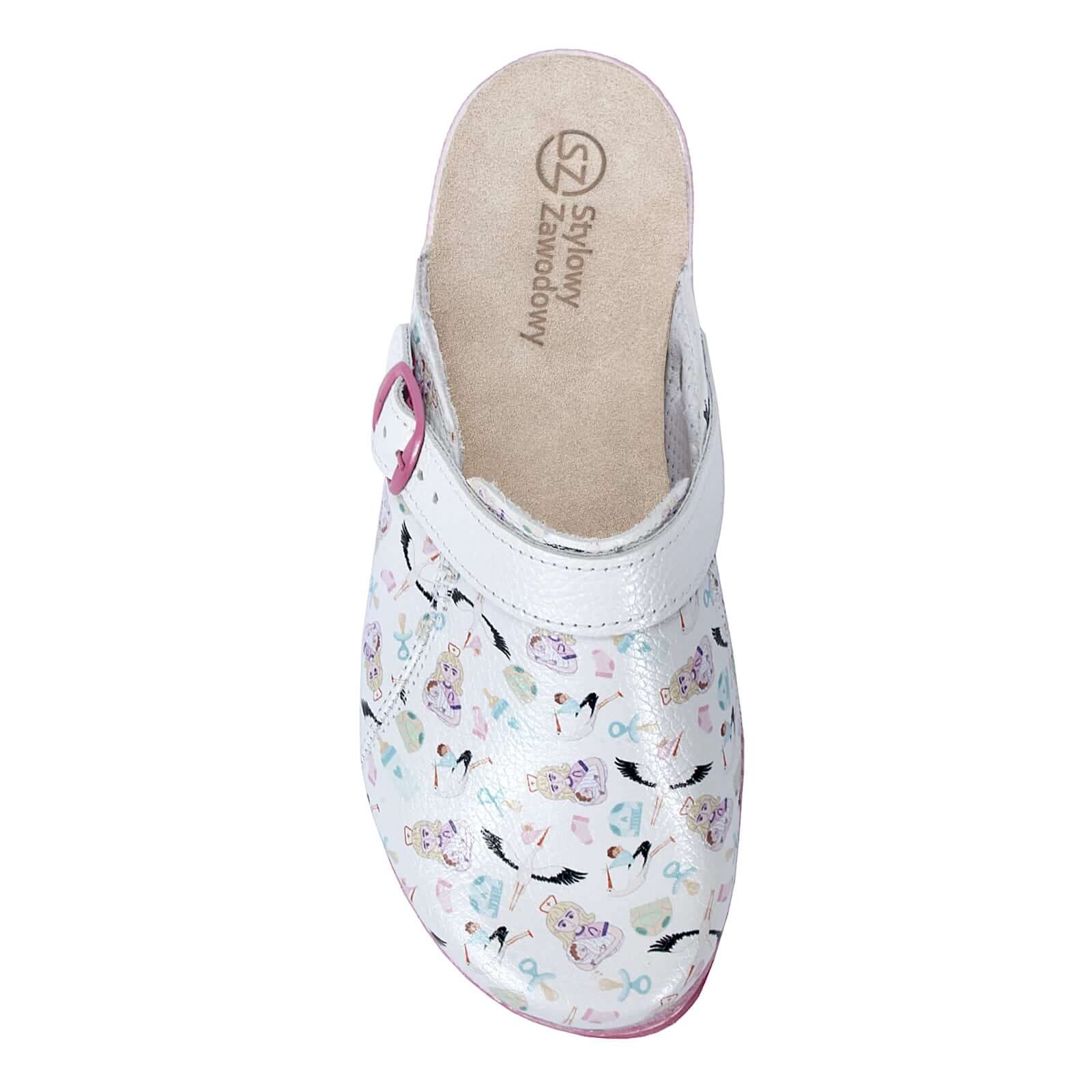 MIDWIFE Medical Leather Clogs