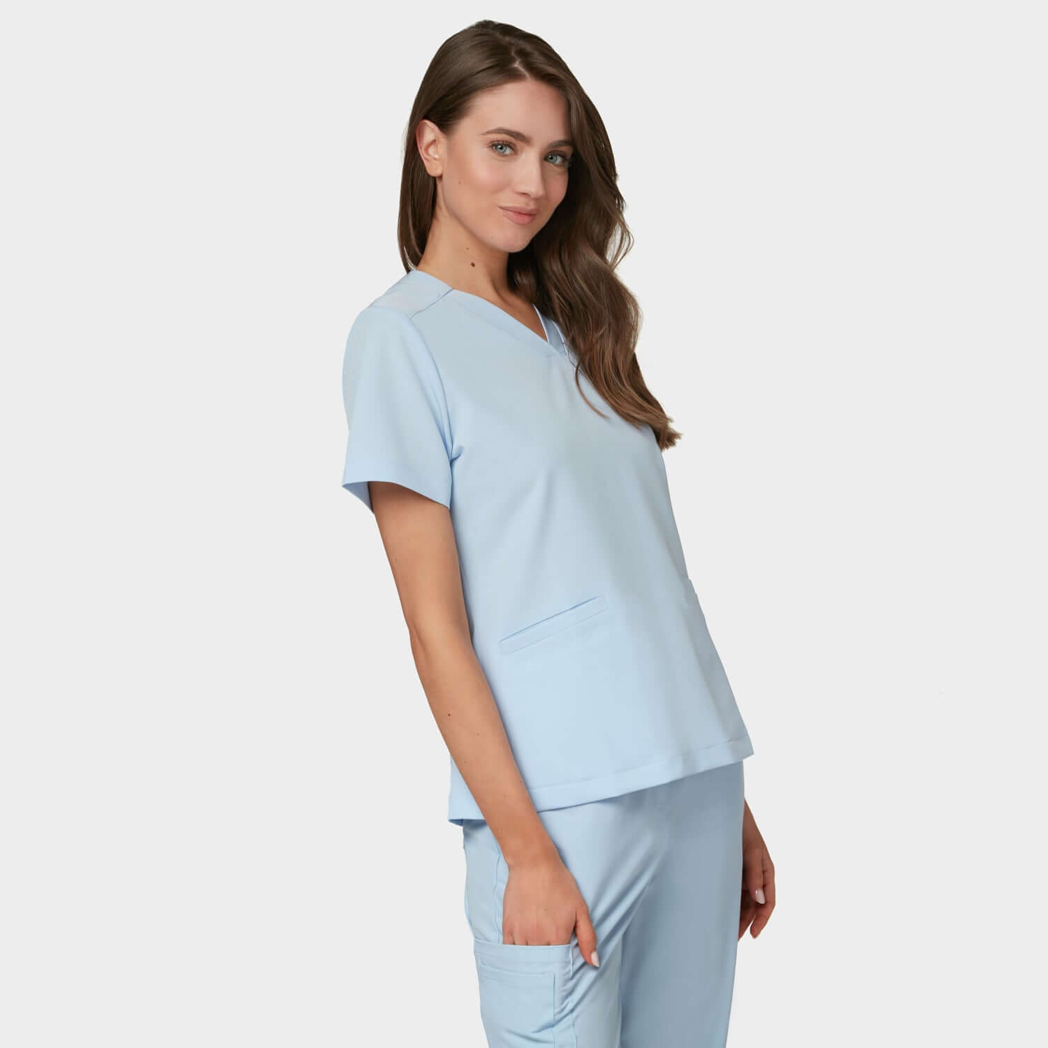 Damen Kasack EMILY - BABY BLUE