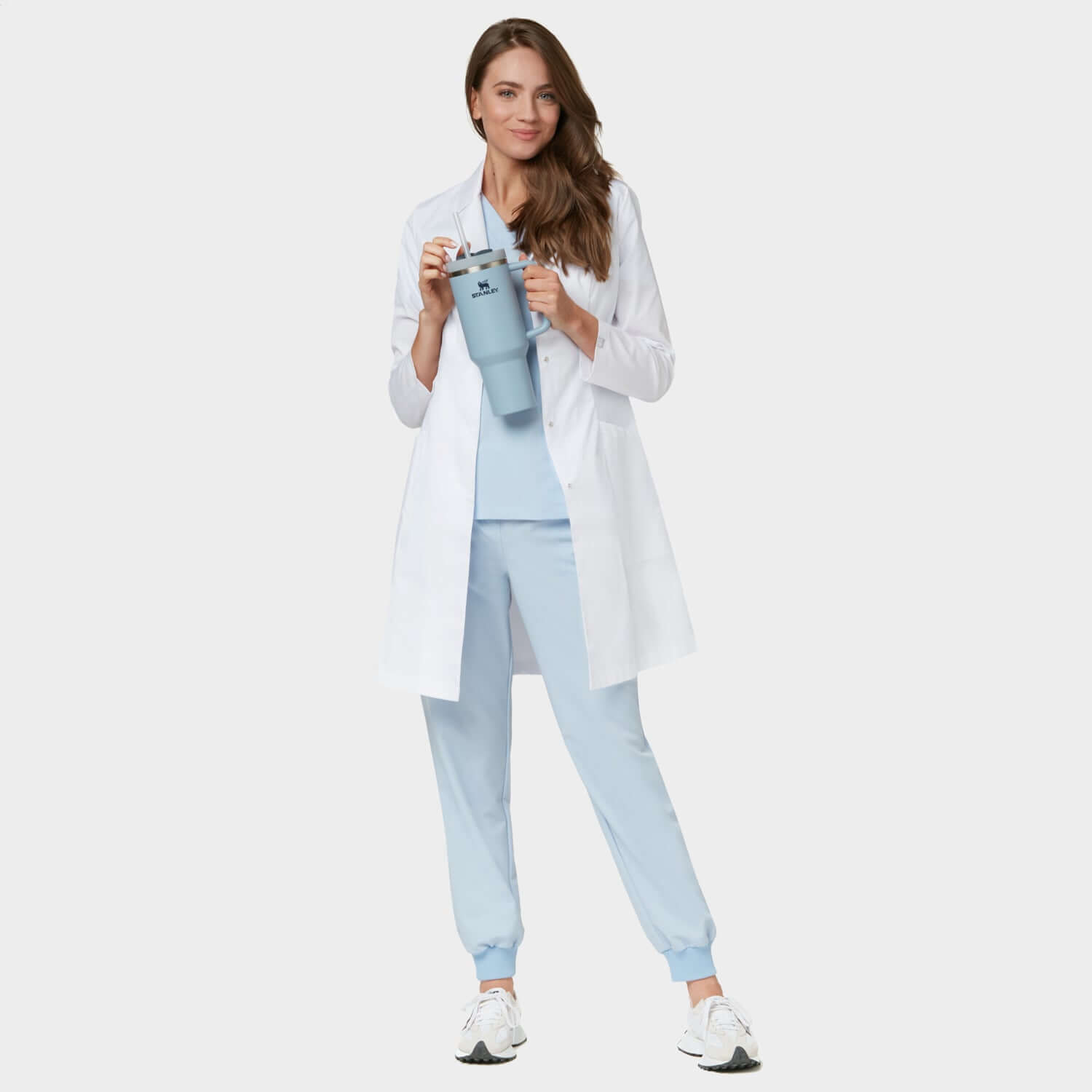 Damen Kasack EMILY - BABY BLUE