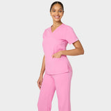 EMILY scrubs medical blouse - CANDY PINK