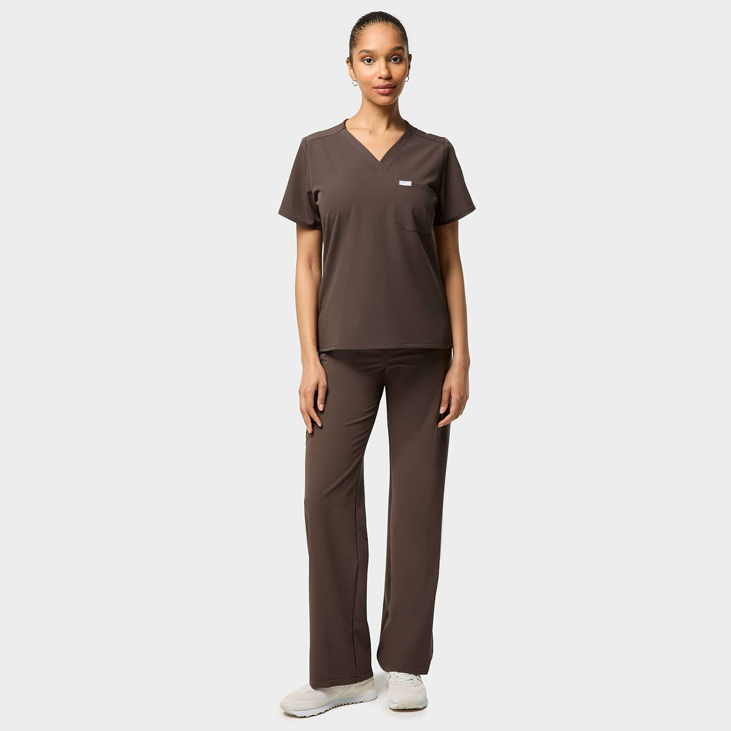 Weite Damen Schlupfhose - MILK CHOCOLATE