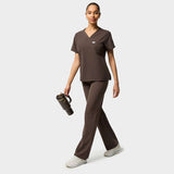 Weite Damen Schlupfhose - MILK CHOCOLATE