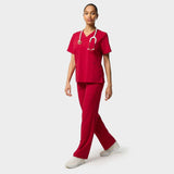 Weite Damen Schlupfhose - RED CHERRY