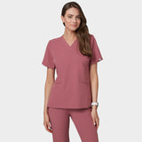 EMILY scrubs medical sweatshirt - WILD ROSE