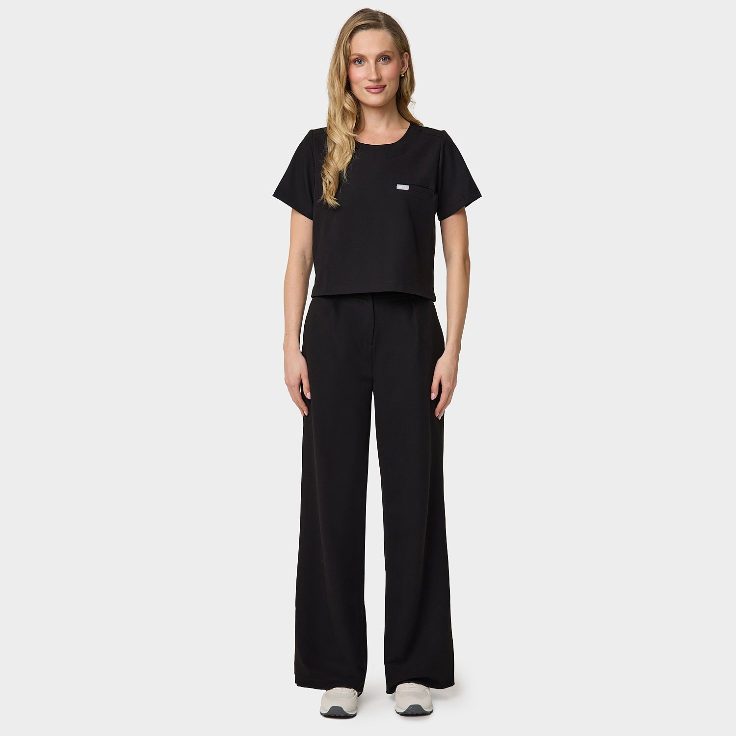Bluza medyczna damska GAJA - BLACK