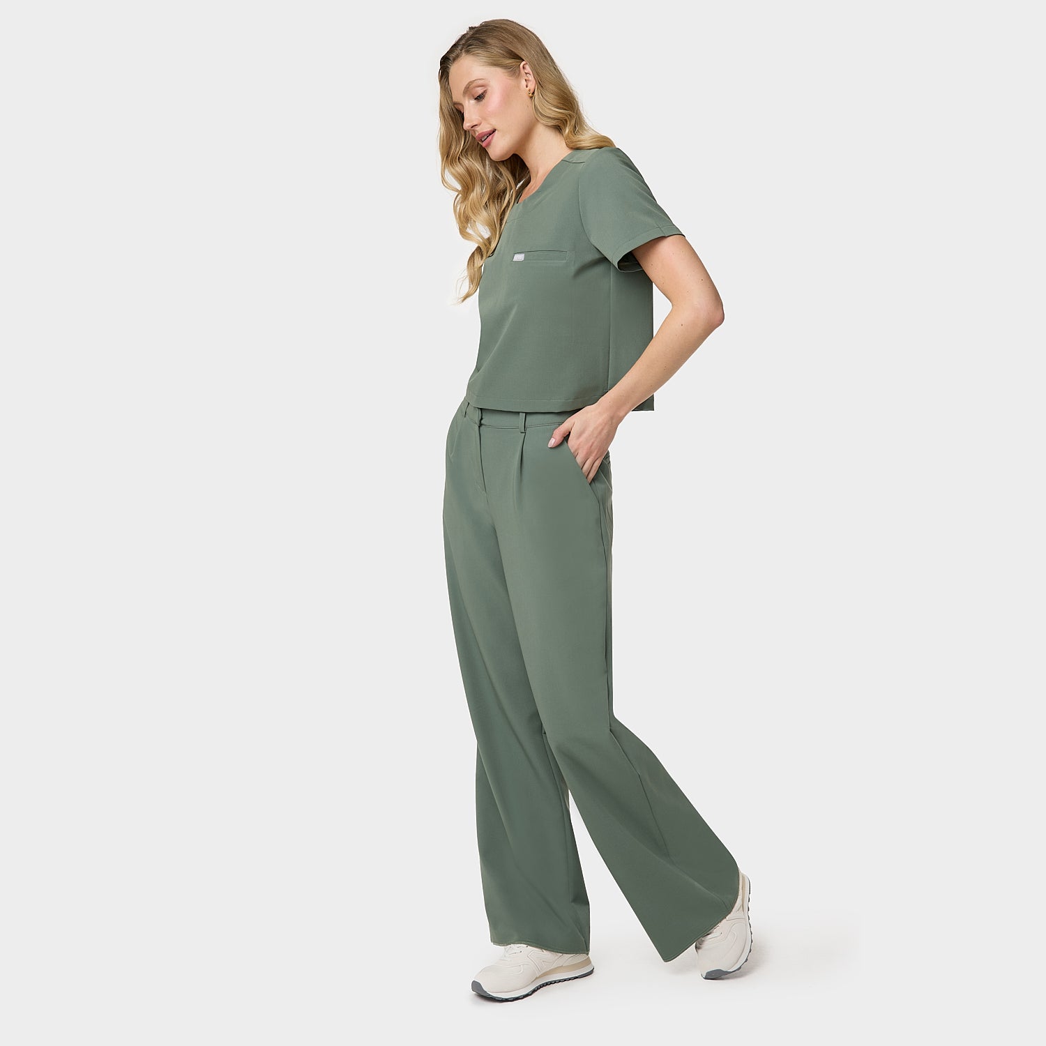 Damen Kasack GAJA - EUCALYPTUS GREEN