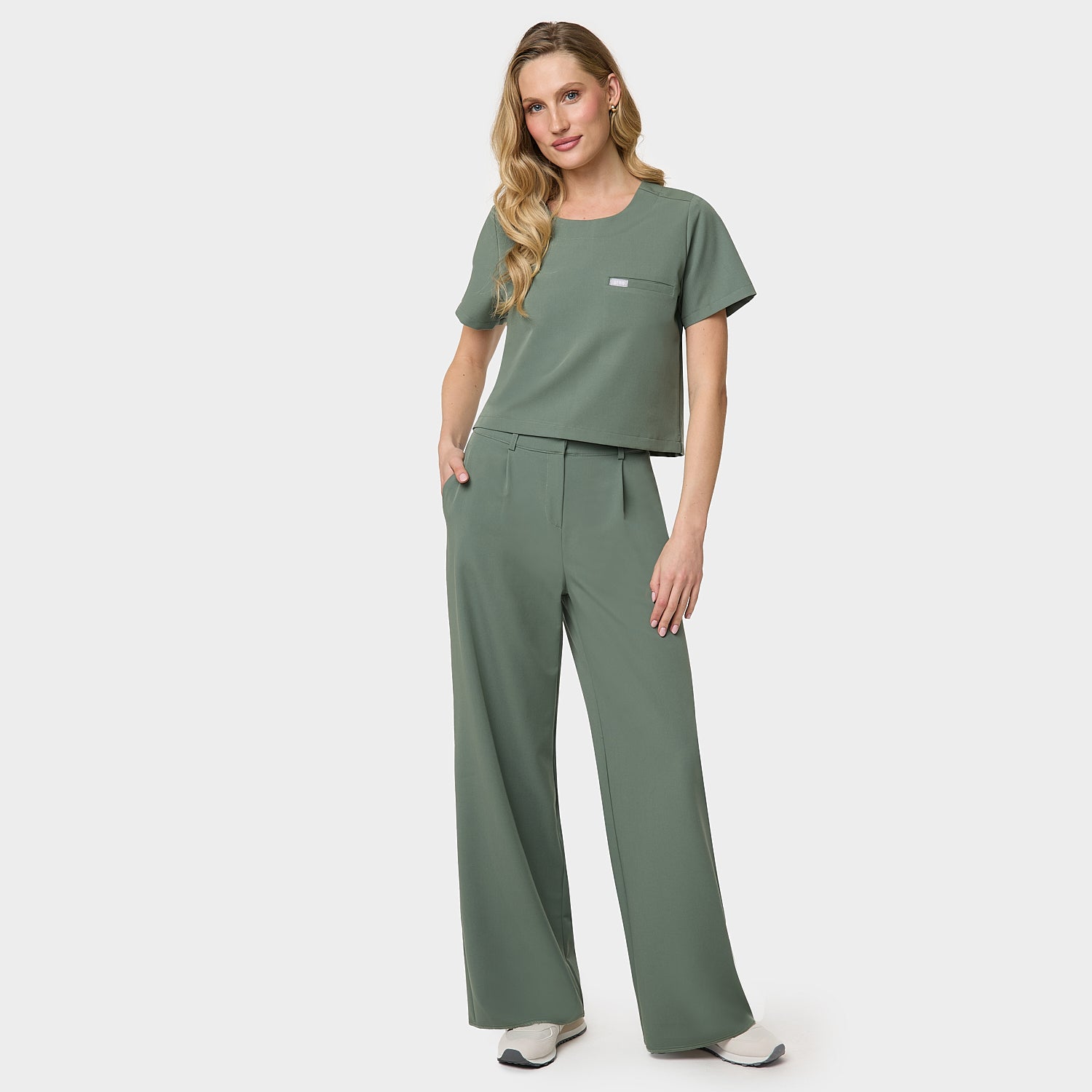 Damen Kasack GAJA - EUCALYPTUS GREEN