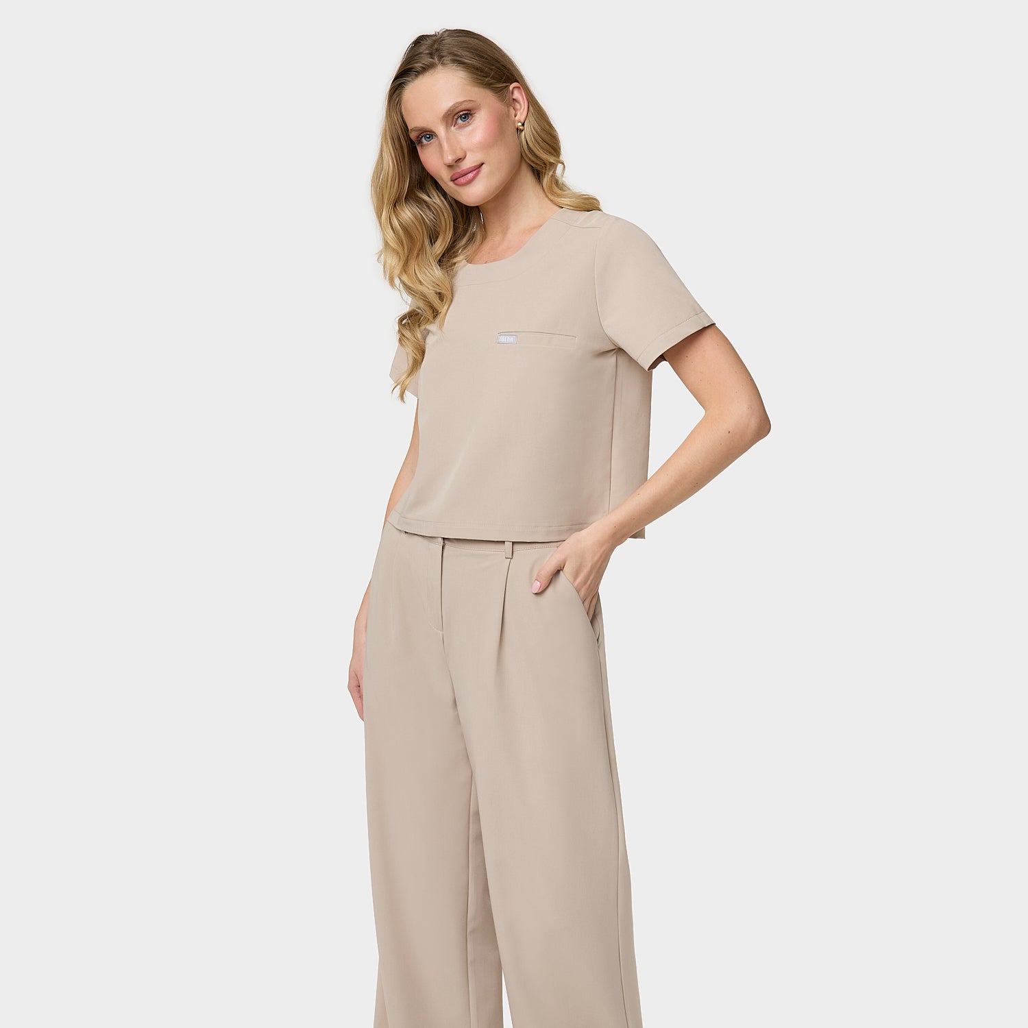 Bluza medyczna damska GAJA - LATTE