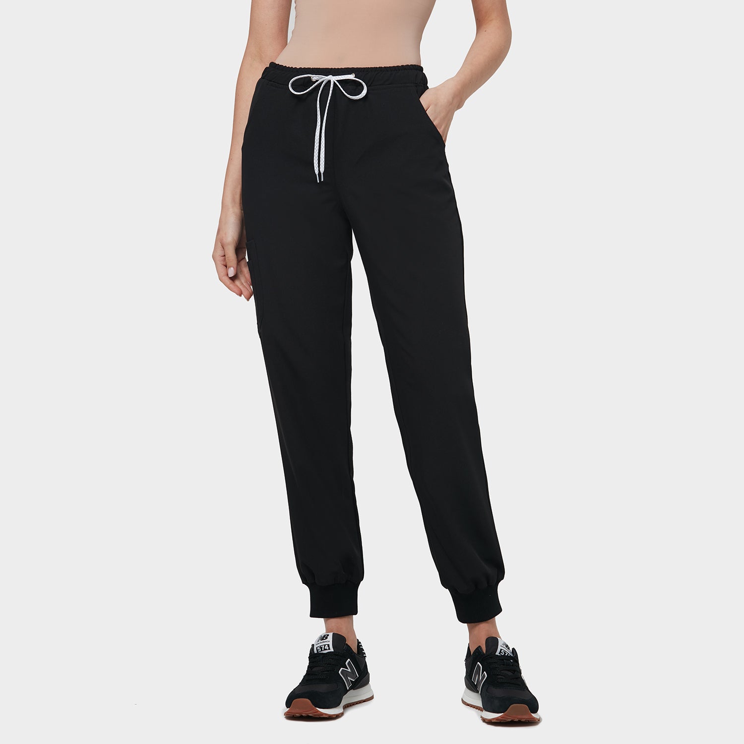 Spodnie medyczne joggery - BLACK