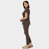 Damen Wickelkasack KATE - MILK CHOCOLATE