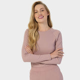 Damen Langarmshirt (Unterziehshirt) - DUSTY PINK