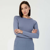 Damen Langarmshirt (Unterziehshirt) - INK BLUE