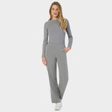 Damen Langarmshirt (Unterziehshirt) - MISTY GREY