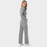Weite Damen Schlupfhose - MISTY GREY