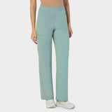 Women's wide medical trousers - SAGE GREEN