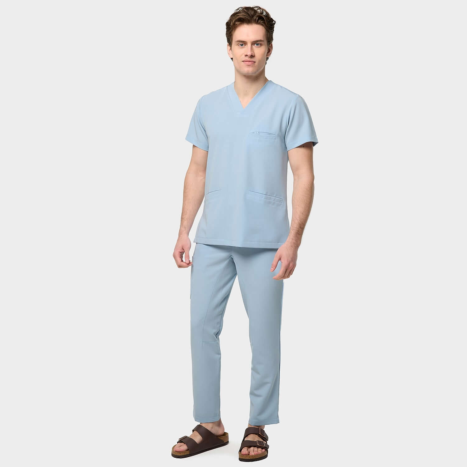 Herren Kasack LOGAN - BABY BLUE