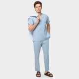 Herren Kasack LOGAN - BABY BLUE