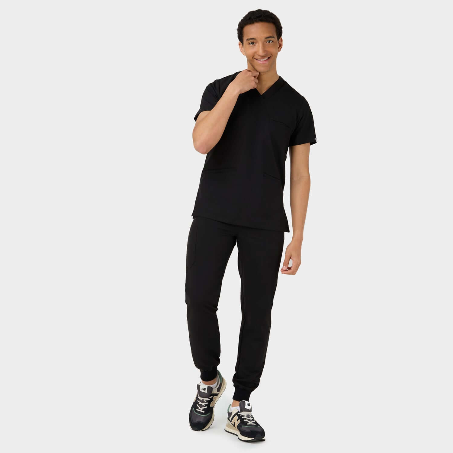 Men's medical sweatshirt LOGAN - BLACK