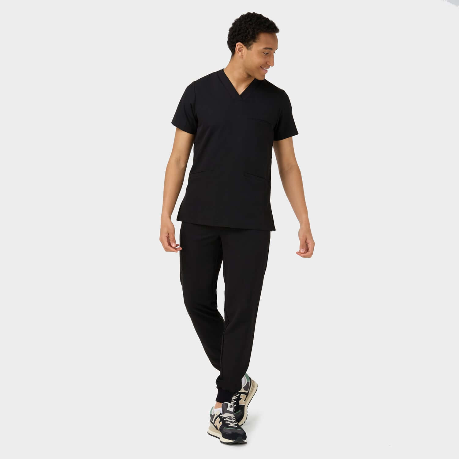 Men's medical sweatshirt LOGAN - BLACK