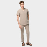 Men's medical blouse LOGAN - LATTE