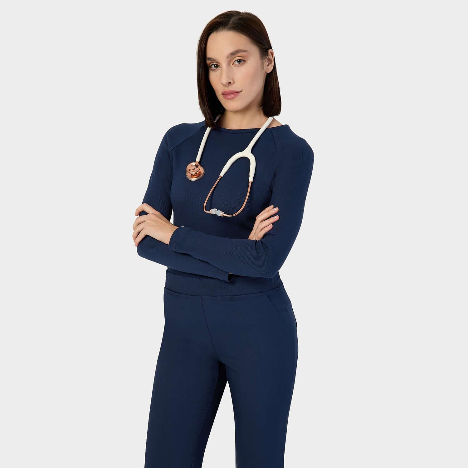 Women's medical longsleeve - NAVY 
