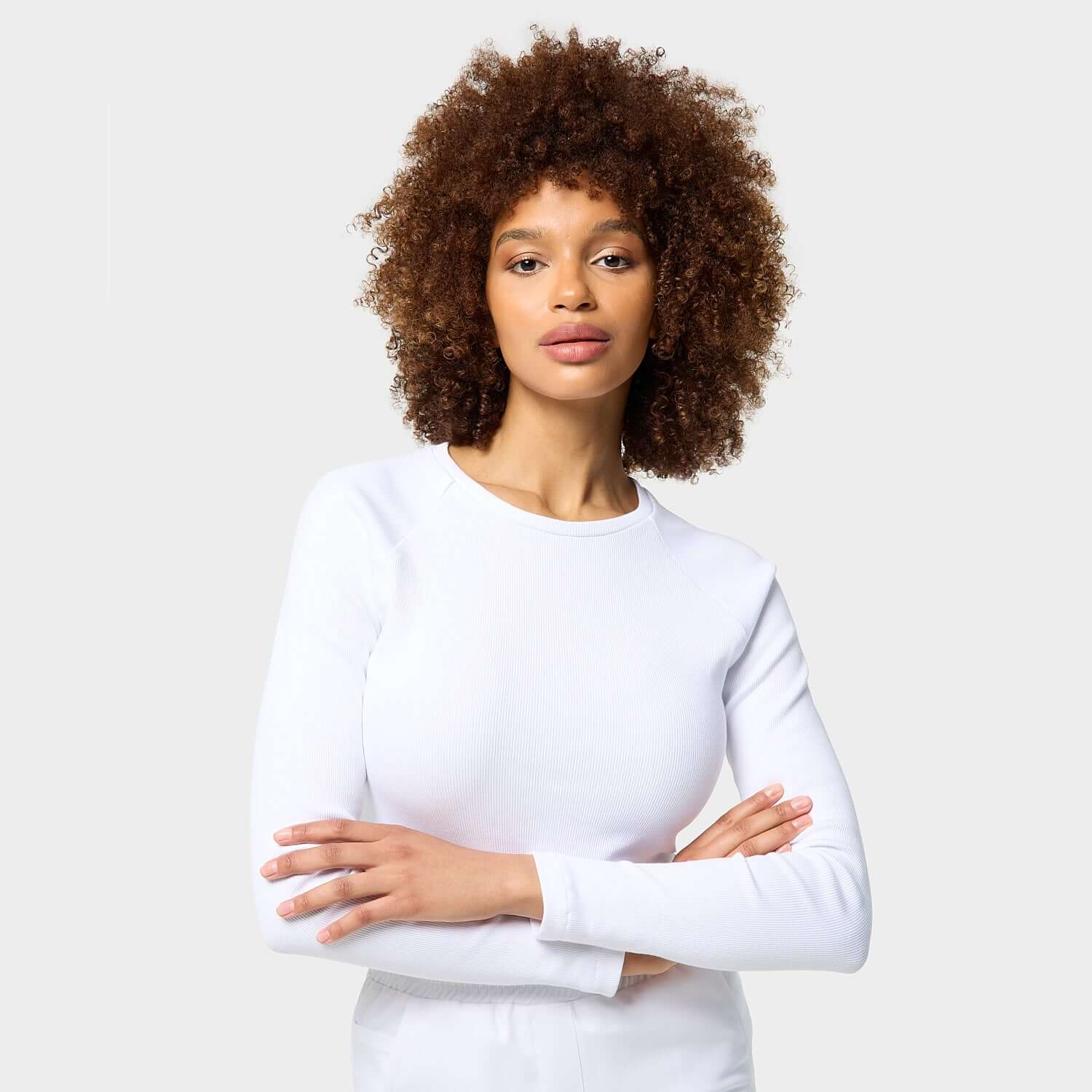 Damen Langarmshirt (Unterziehshirt) - WHITE