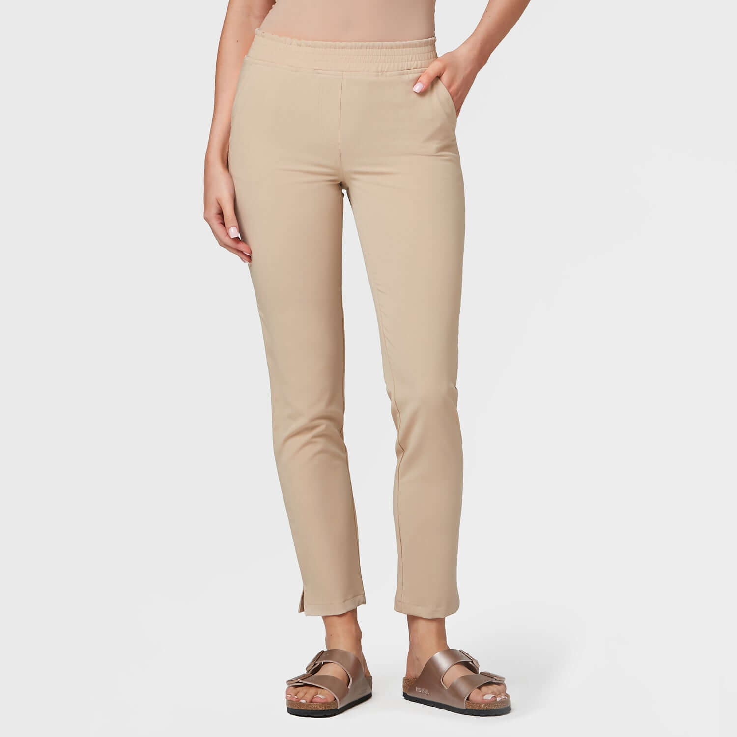Damen Schlupfhose - CARAMEL