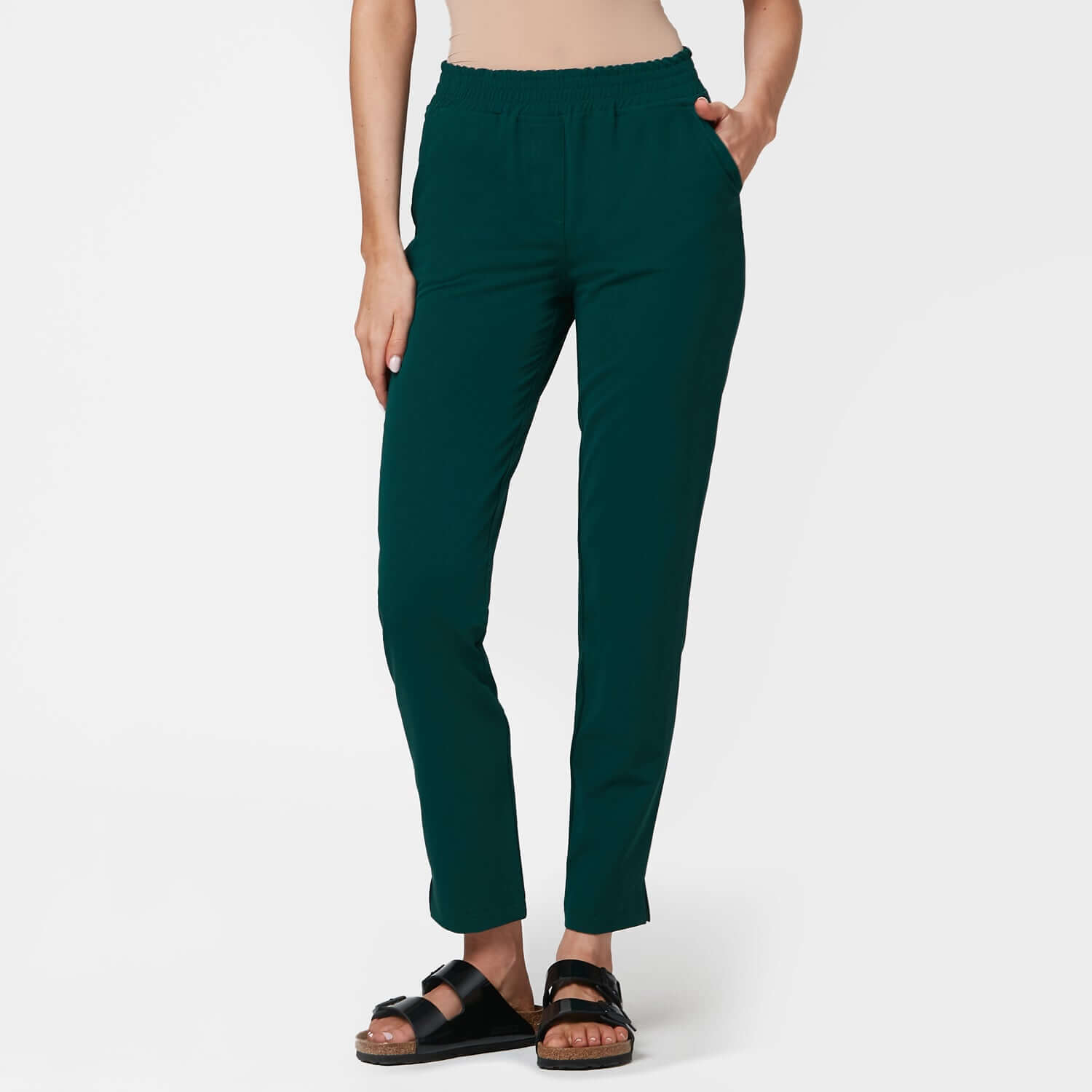 Damen Schlupfhose - MOSS GREEN