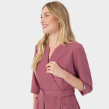 Damen Wickelkasack SOPHIA 3/4-Arm - WILD ROSE
