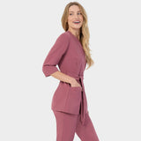 Damen Wickelkasack SOPHIA 3/4-Arm - WILD ROSE