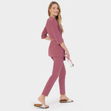 SOPHIA medical apron, 3/4 sleeves - WILD ROSE 
