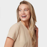 Damen Wickelkasack SOPHIA - CARAMEL