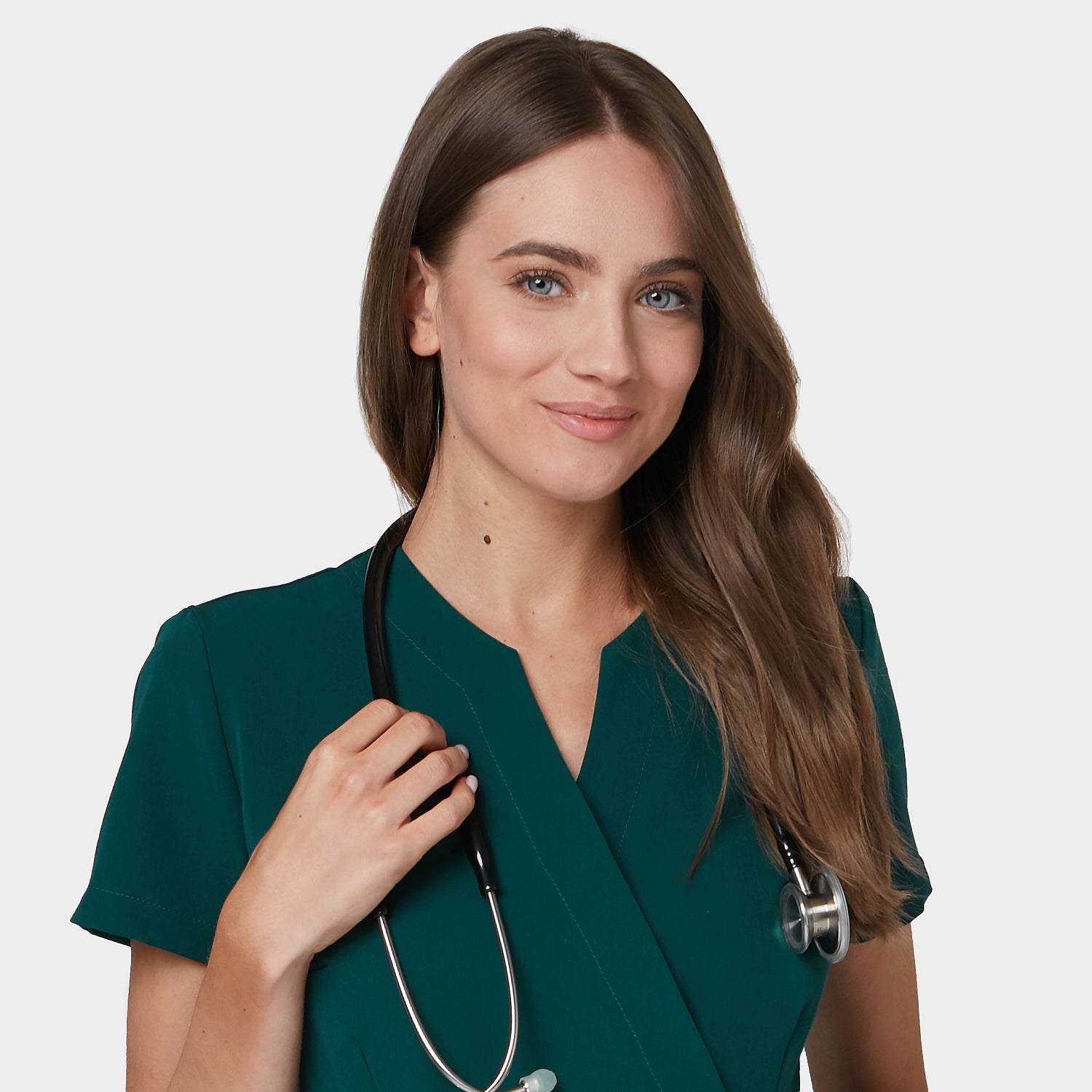 Damen Wickelkasack SOPHIA - MOSS GREEN
