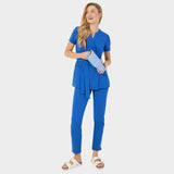 Damen Wickelkasack SOPHIA - ROYAL BLUE
