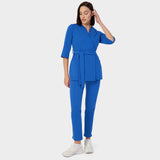 Damen Wickelkasack SOPHIA 3/4-Arm - ROYAL BLUE