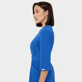 Damen Wickelkasack SOPHIA 3/4-Arm - ROYAL BLUE