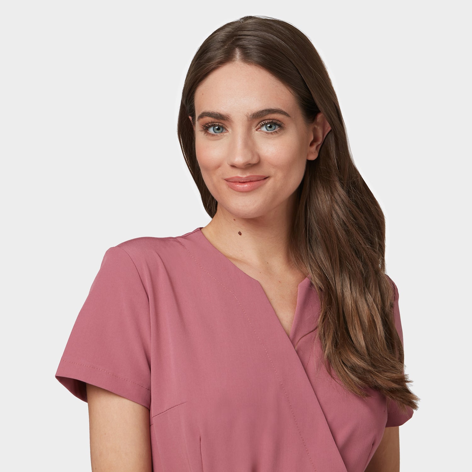 SOPHIA - WILD ROSE medical apron with tie 